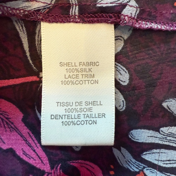 Rebecca Taylor Mystic' Silk Chiffon Top 45745 - Picture 10 of 12